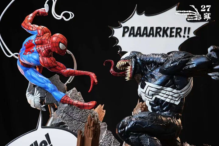 27abyss Studio - Spider-Man vs. Venom Battle Scene Marvel Statue