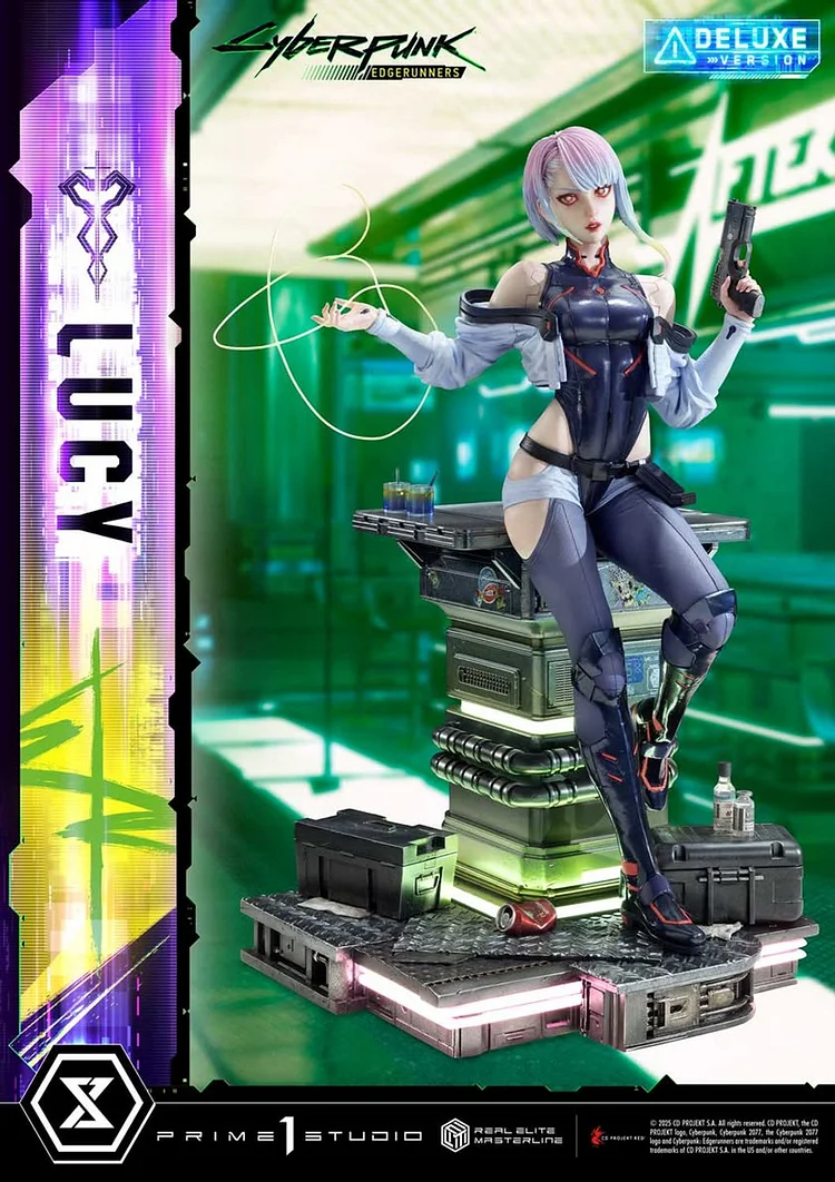 Prime 1 Studio - Real Elite Masterline Cyberpunk: Edgerunners Lucy REMCP-01 REMCP-01DX REMCP-01DXS (Licensed) Action Figure