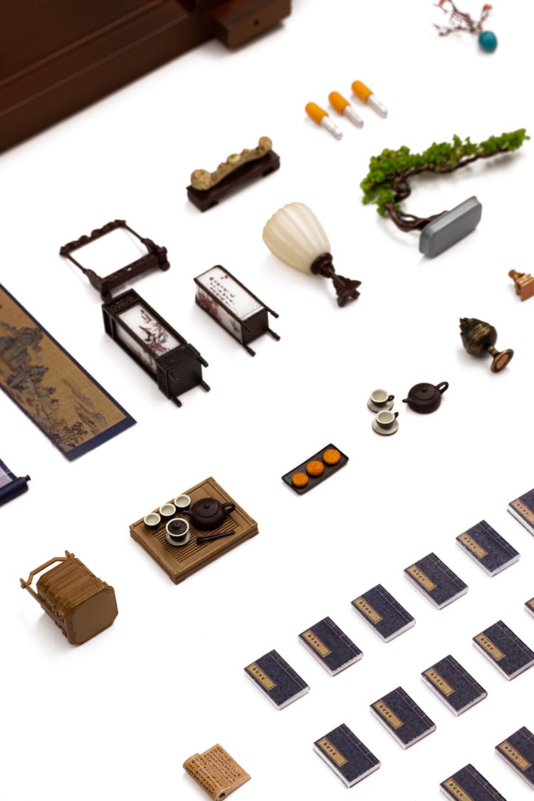 Wei Guan Zhen Mu Studio - Original Chinese Ancient Style Scenery - Zhigu Xiaozhai (Licensed) Scene-Statue Master