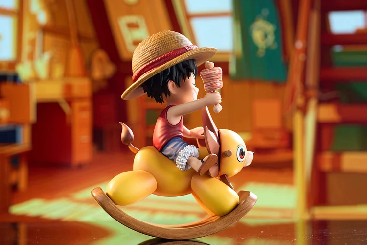 COCO Studio (One Piece) - One Piece Childhood Luffy Series #1 Chibi Monkey D. Luffy Statue(GK)