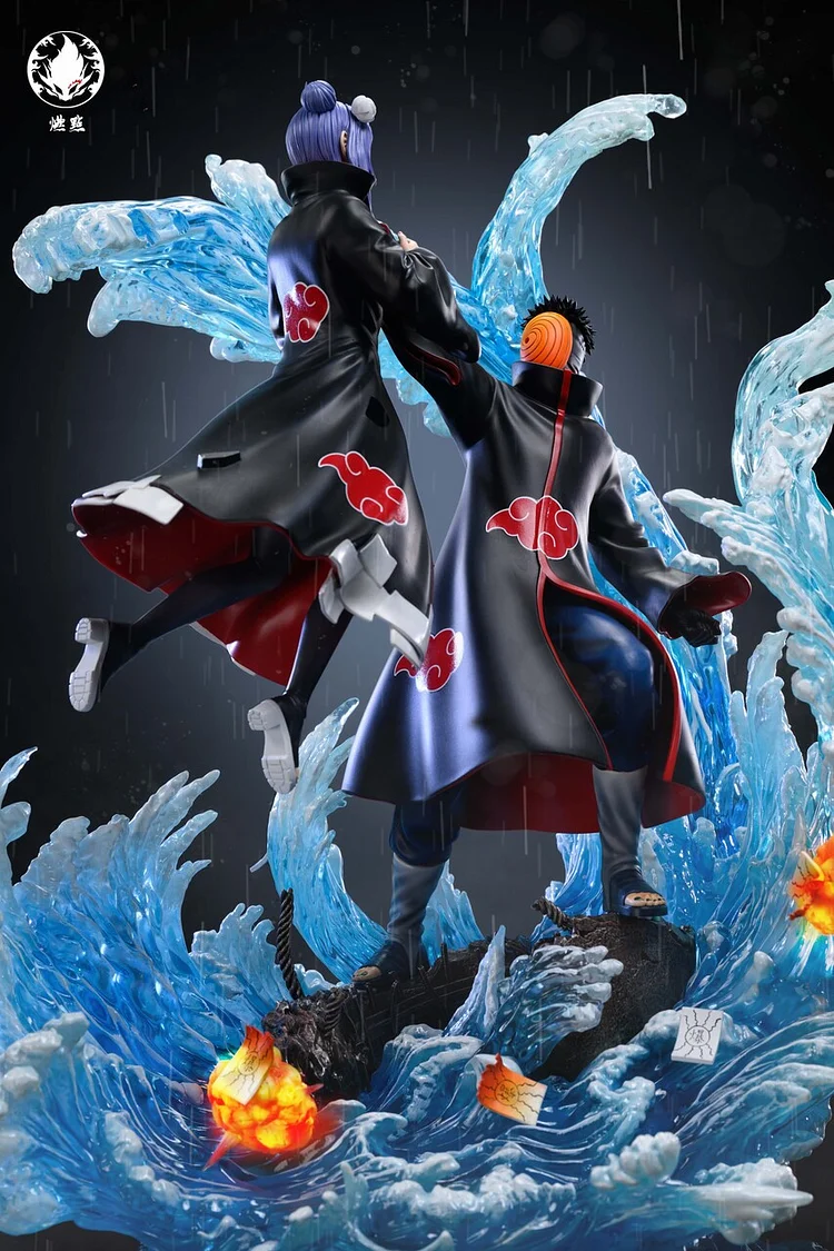 RanDian Studio - Tobi vs Konan 1/7 Statue(GK)-Statue Master