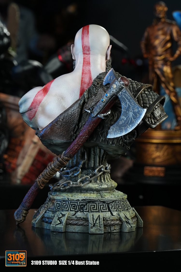 3109 Studio - God of War Kratos Bust Statue（GK）