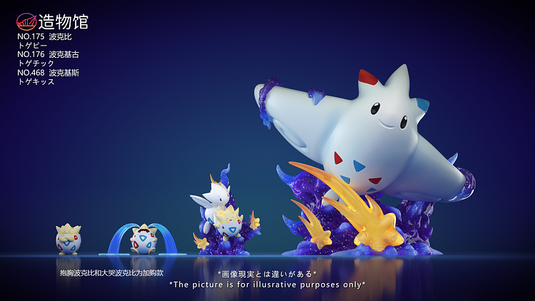 ZaoWu Museum Studio - Pokémon Togepi Evolution Set 1/20 Statue(GK)
