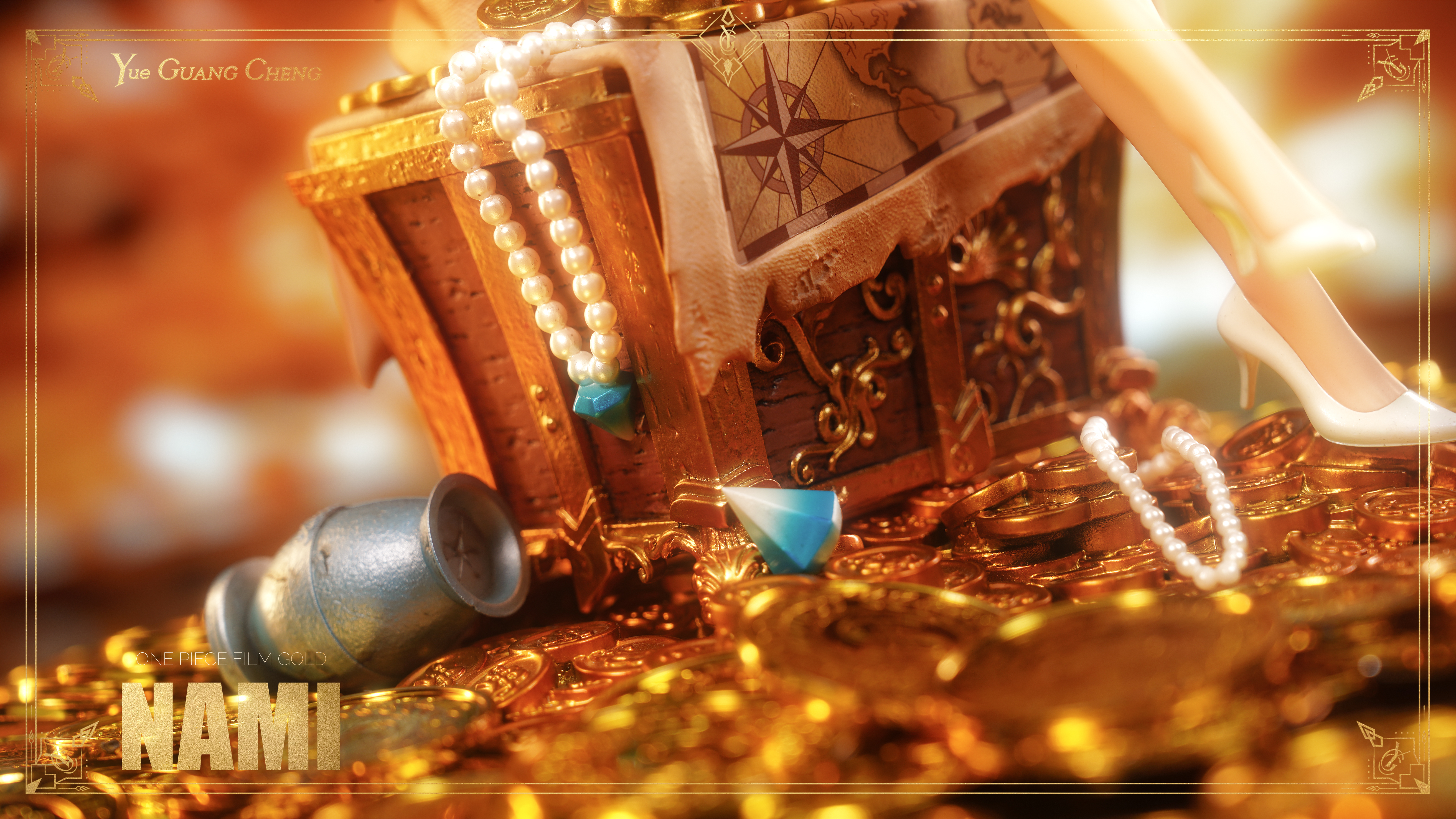 YueGuangCheng Studio - ONE PIECE - 003 Nami Statue(GK)