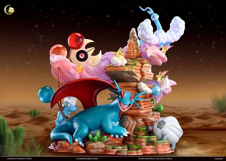 Crescent Studio - Pokémon Loong year special statue Salamence Statue(GK)