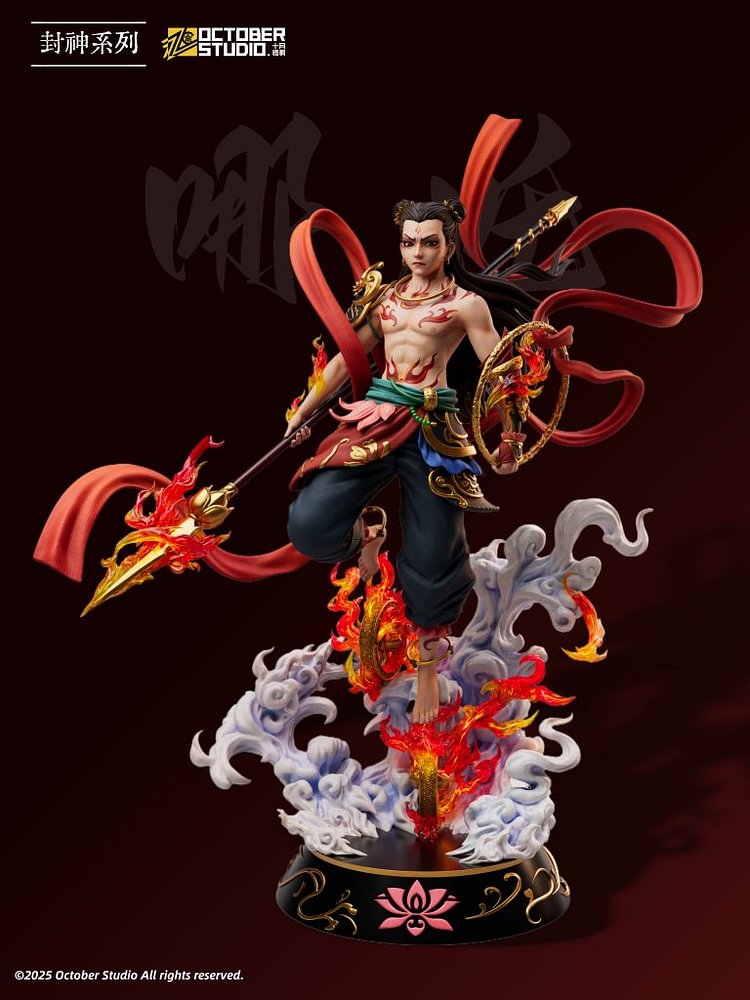 Shi Yue Wu Tong Studio - Fengshen Series Nezha Dual Proportion Limited Statue (Licensed) 1/4 & 1/6 Statue(GK)