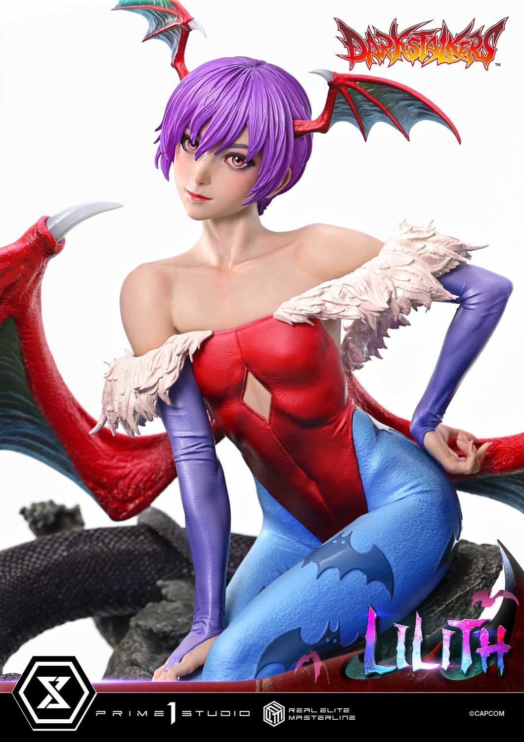 Prime 1 Studio - Real Elite Masterline Darkstalkers Lilith REMDKS-02 REMDKS-02S (Licensed) Action Figure