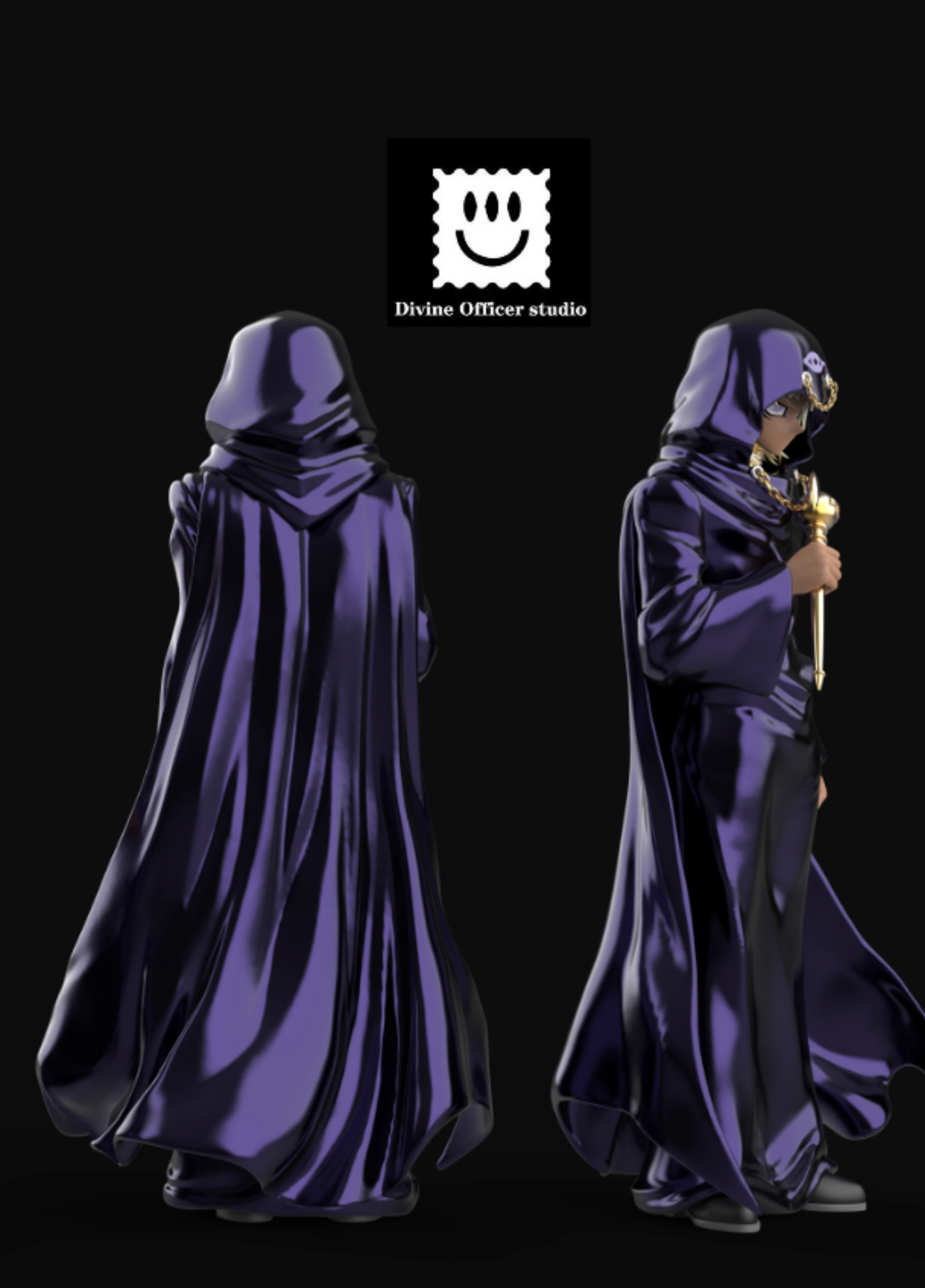 Divine Officer Studio - Yu-Gi-Oh Ghouls Series 01 Cloaked Marik Statue(GK)