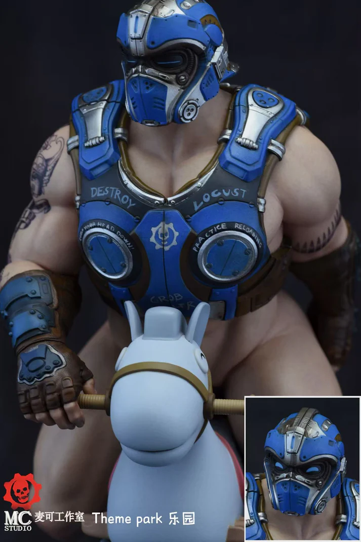 MC Studio - Clayton Carmine Theme Park Gears of War 3 Statue