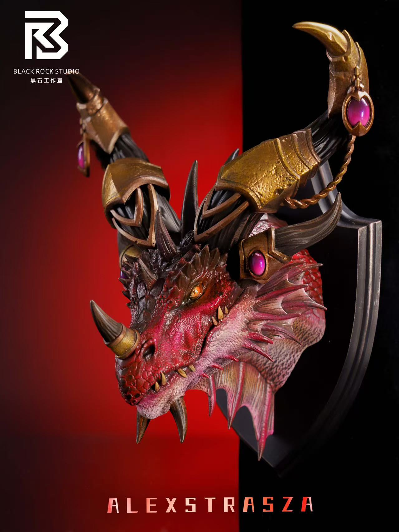 BRS Studio Five Dragon Guardian Fridge Magnet Set Resin Collectible World of Warcraft GK Limited Edition
