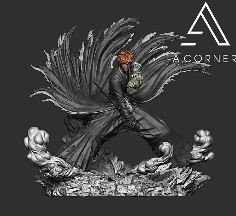 A Corner Studio - BLEACH Protagonist Series 03 Kurosaki Ichigo Statue(GK)