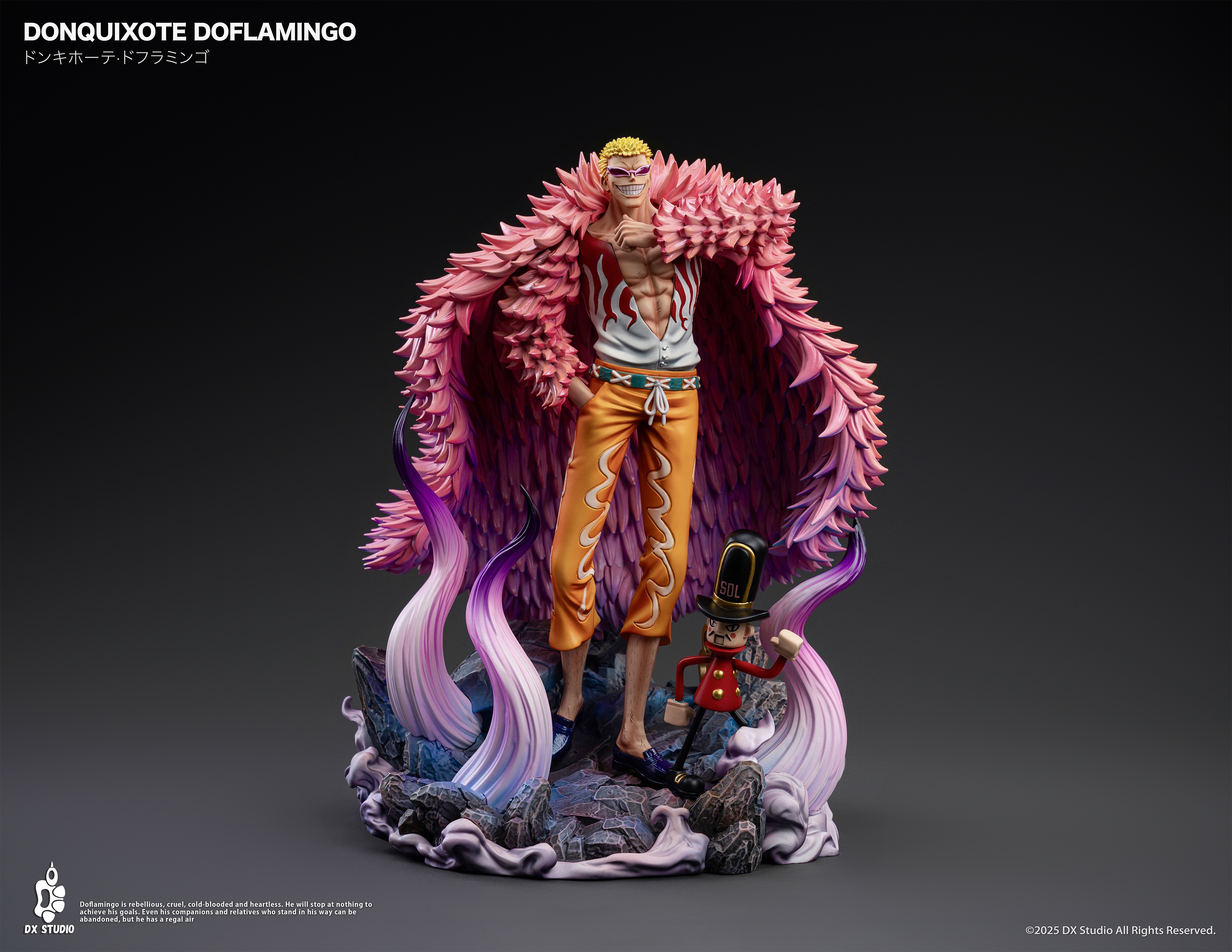 DX Studio - One Piece Donquixote Doflamingo Statue(GK)