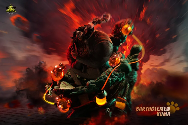 Super Bomb Studio - ONE PIECE - Bartholomew Kuma with LED Statue(GK)