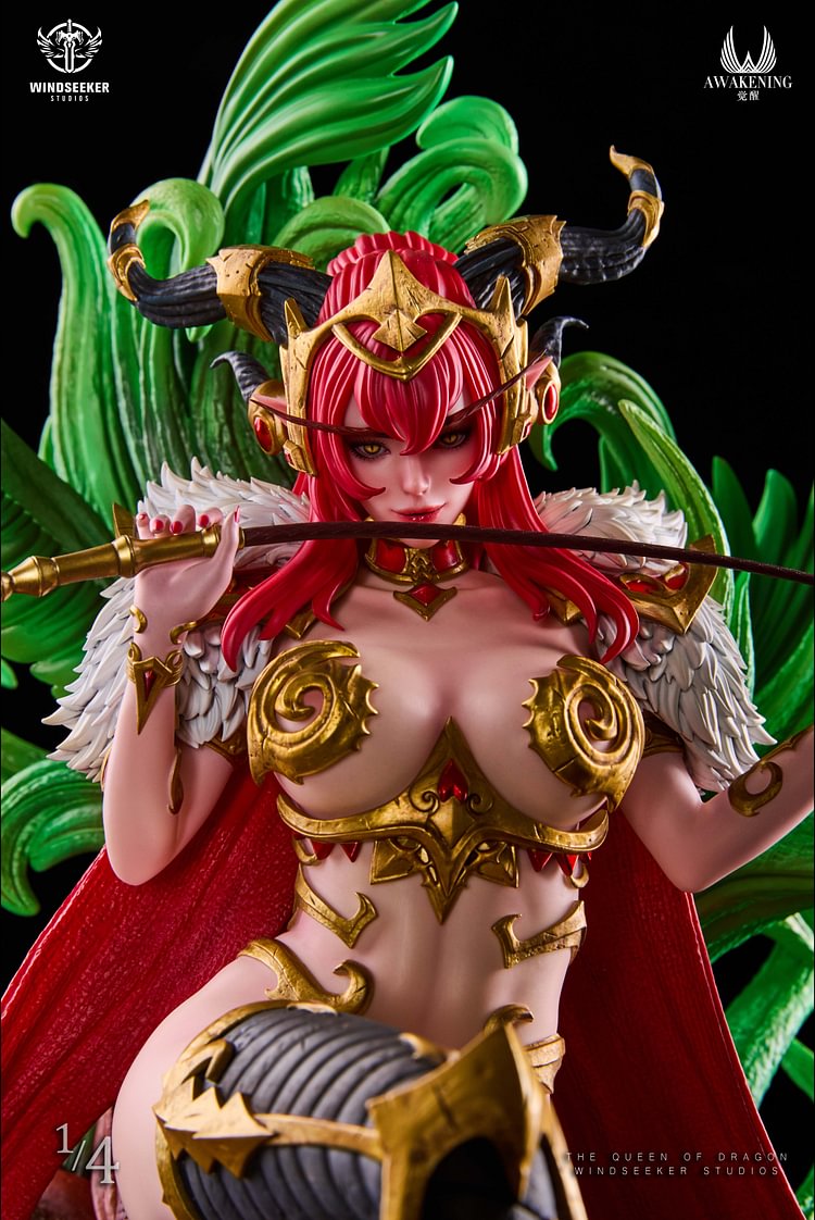 Windseeker Studio & Jue Xing Studio - Original Red Dragon Queen 1/4 Statue(GK) World of Warcraft-Statue Master