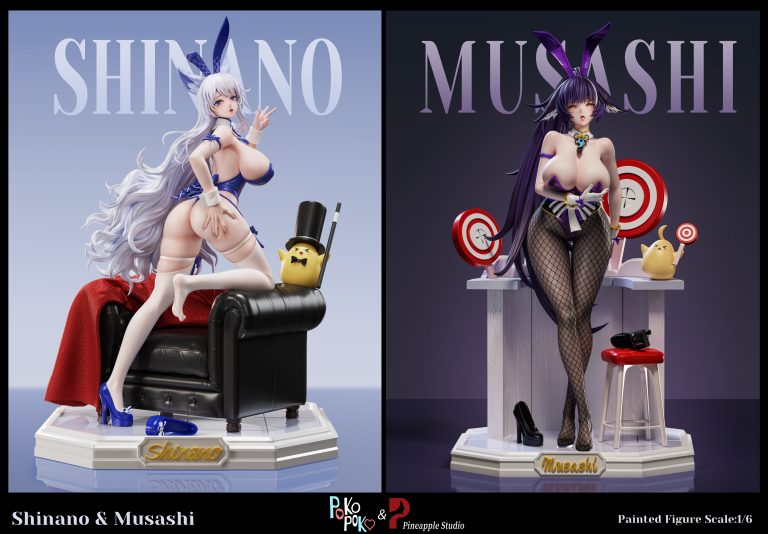 Pineapple Studio & POKO POKO Studio - Azur Lane Shinano & Musashi 1/6 Statue(GK)