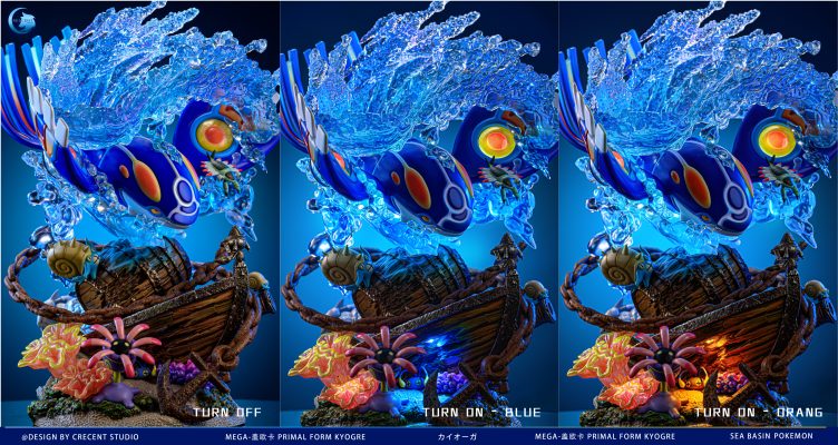 Crescent Studio - Pokémon Ocean Overlord Kyogre Statue(GK)
