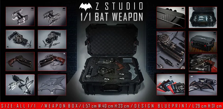 Z Studio C Other series - First Series (Ben Affleck Edition) Cinematic Grade Batman Weapon Replica Collection 1/1 Scale Statue(GK)