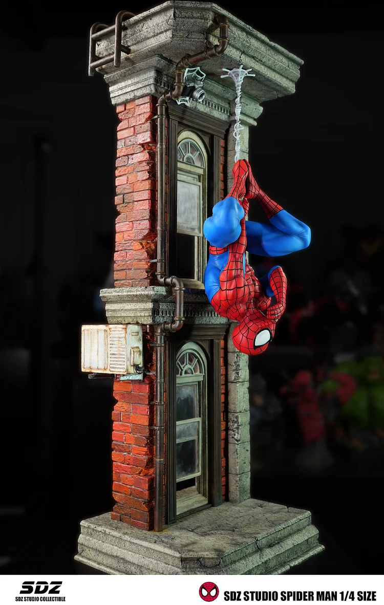 SDZ Studio - Marvel Upside down Spider Man 1/4 Statue(GK)