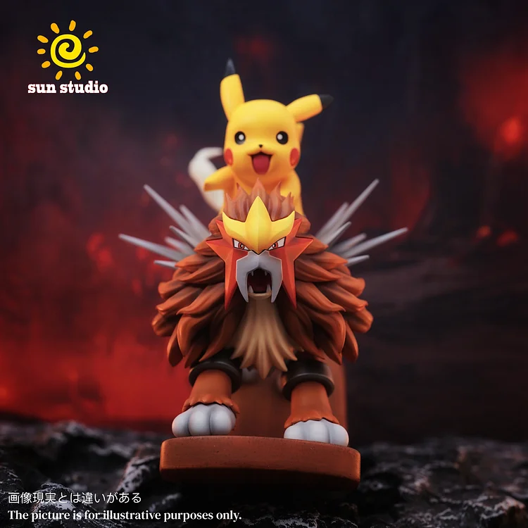 SUN Studio - Pokemon - Pikachu & Entei Statue(GK)