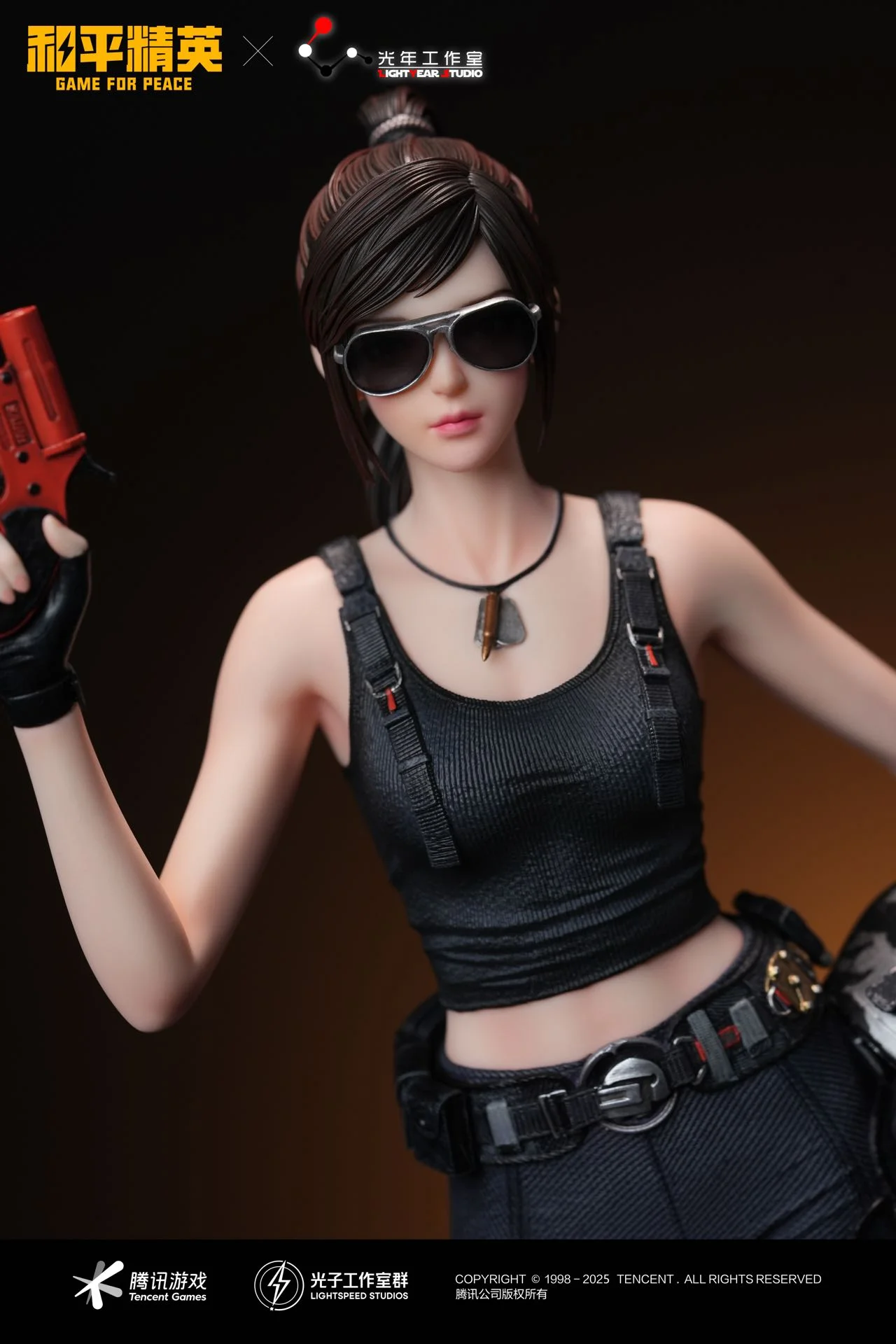 Light Year Studio & Game for Peace - star team Jili & Special Force Helmets Man Licensed Statue