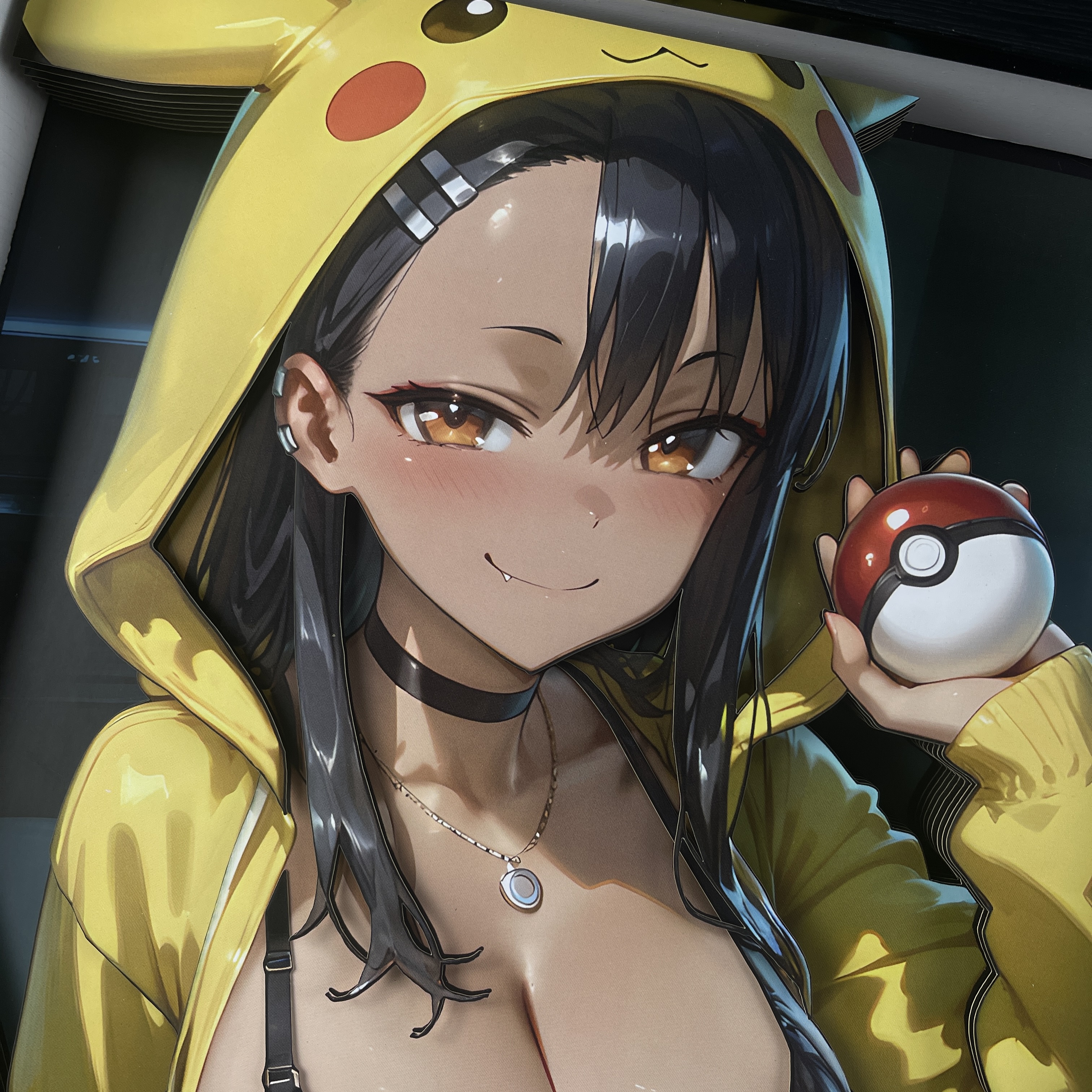 B&W Studio - Pokemon KPCG-003 & KPCGSlim-003 Pikachu Girl Series Hayase Nagatoro 3D Decorative Painting