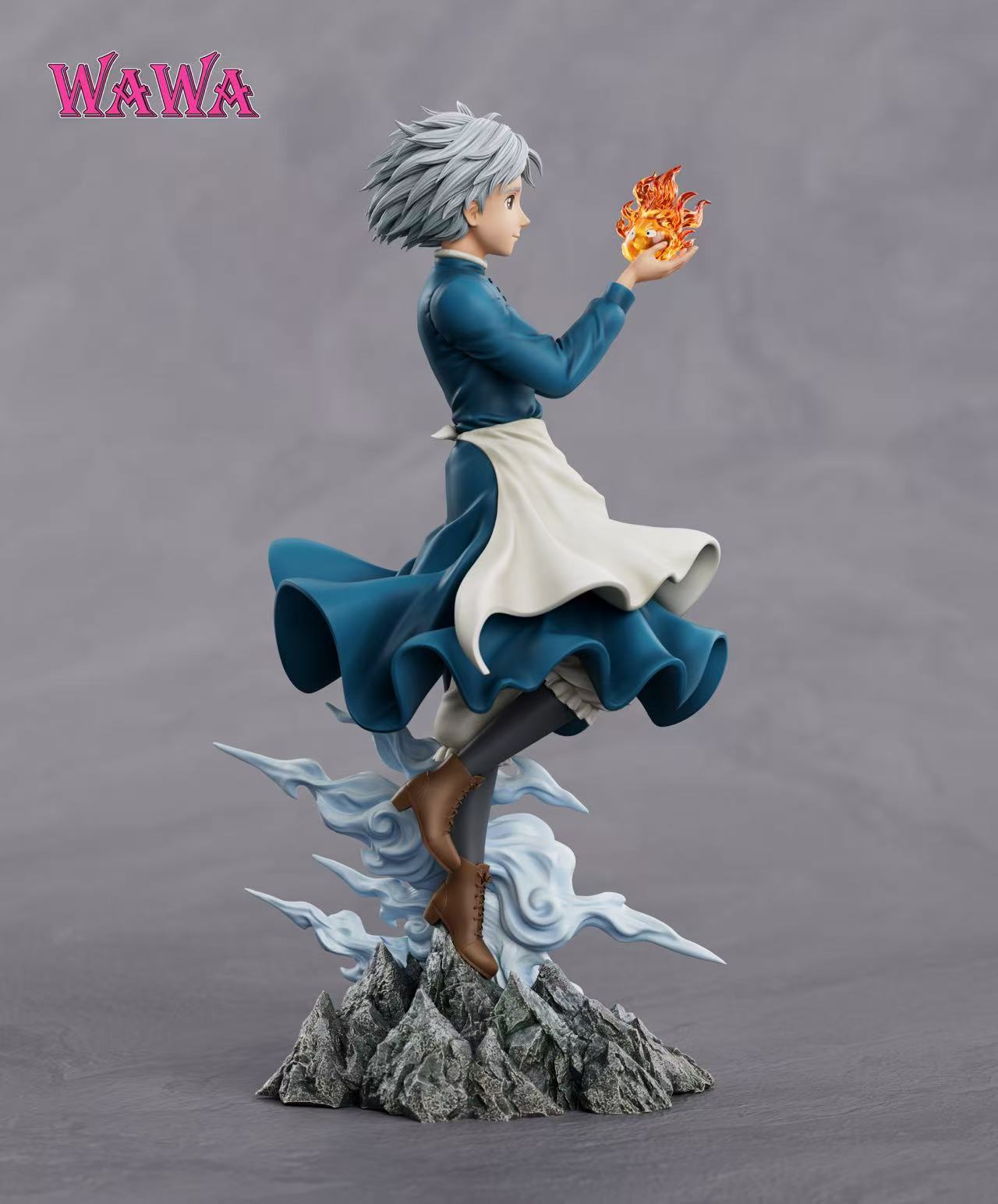 wawa studio Howl's Moving Castle: Sophie Calcifer statue