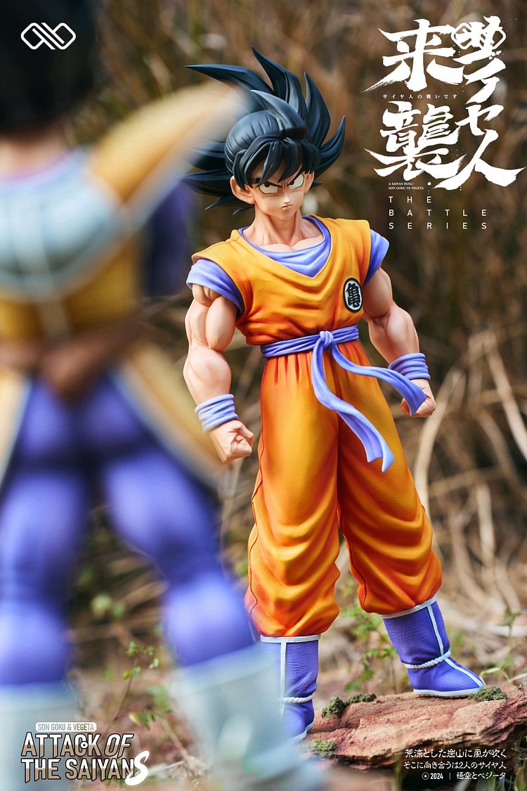Infinite Studio - Dragon Ball Saiyan Goku & Vegeta 1/4 & 1/6 Statue(GK)