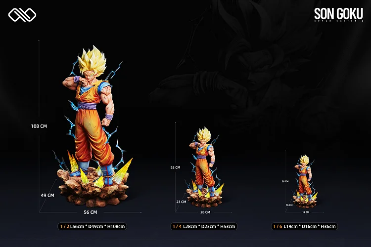 Infinite Studio - DRAGON BALL -  SS2 Goku 1/2 & 1/4 & 1/6 Statue(GK)