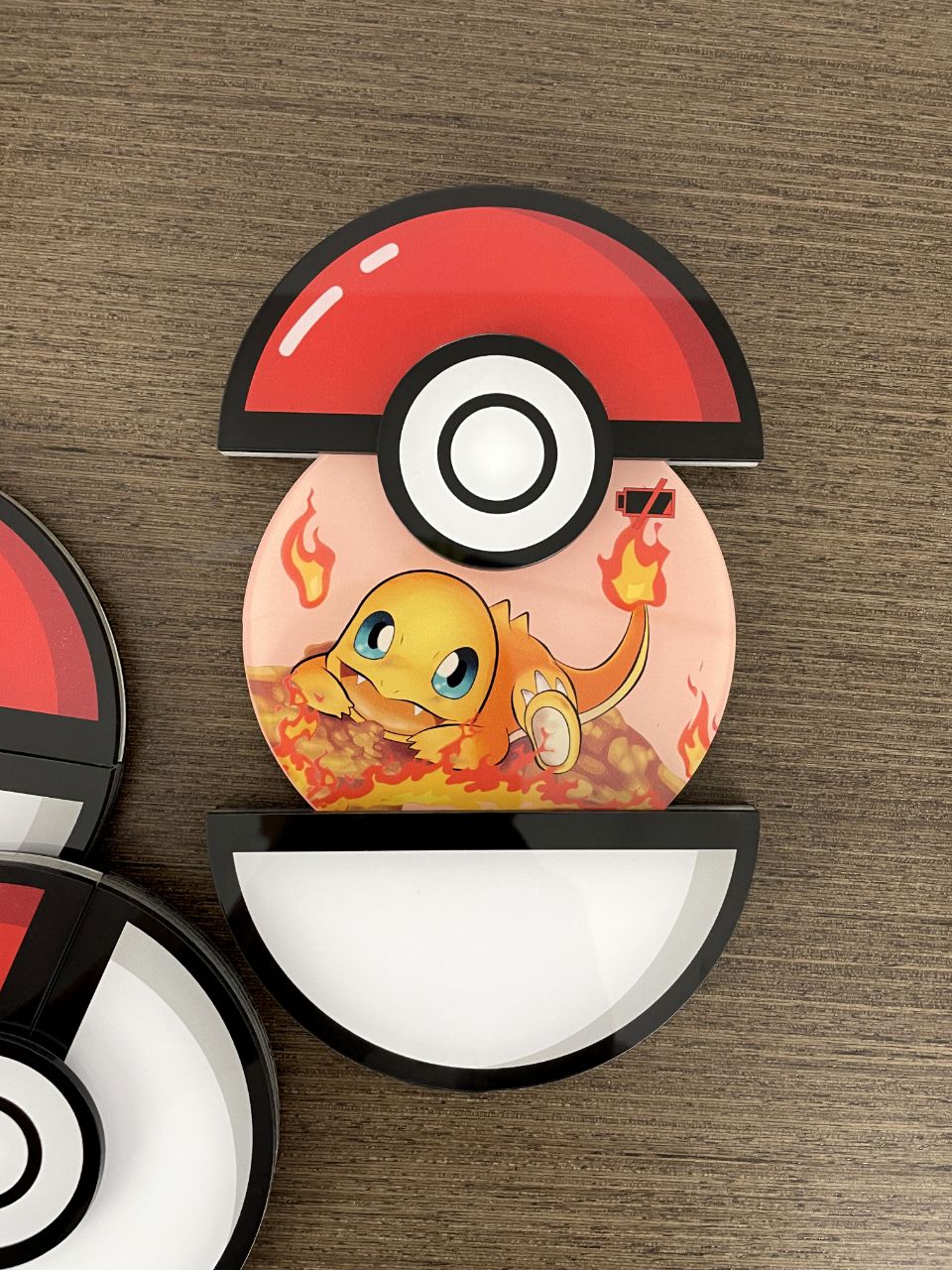 IN-STOCK MOMO Studio Pokemon Poke Ball Pikachu Bulbasaur Charmander Squirtle Magnet
