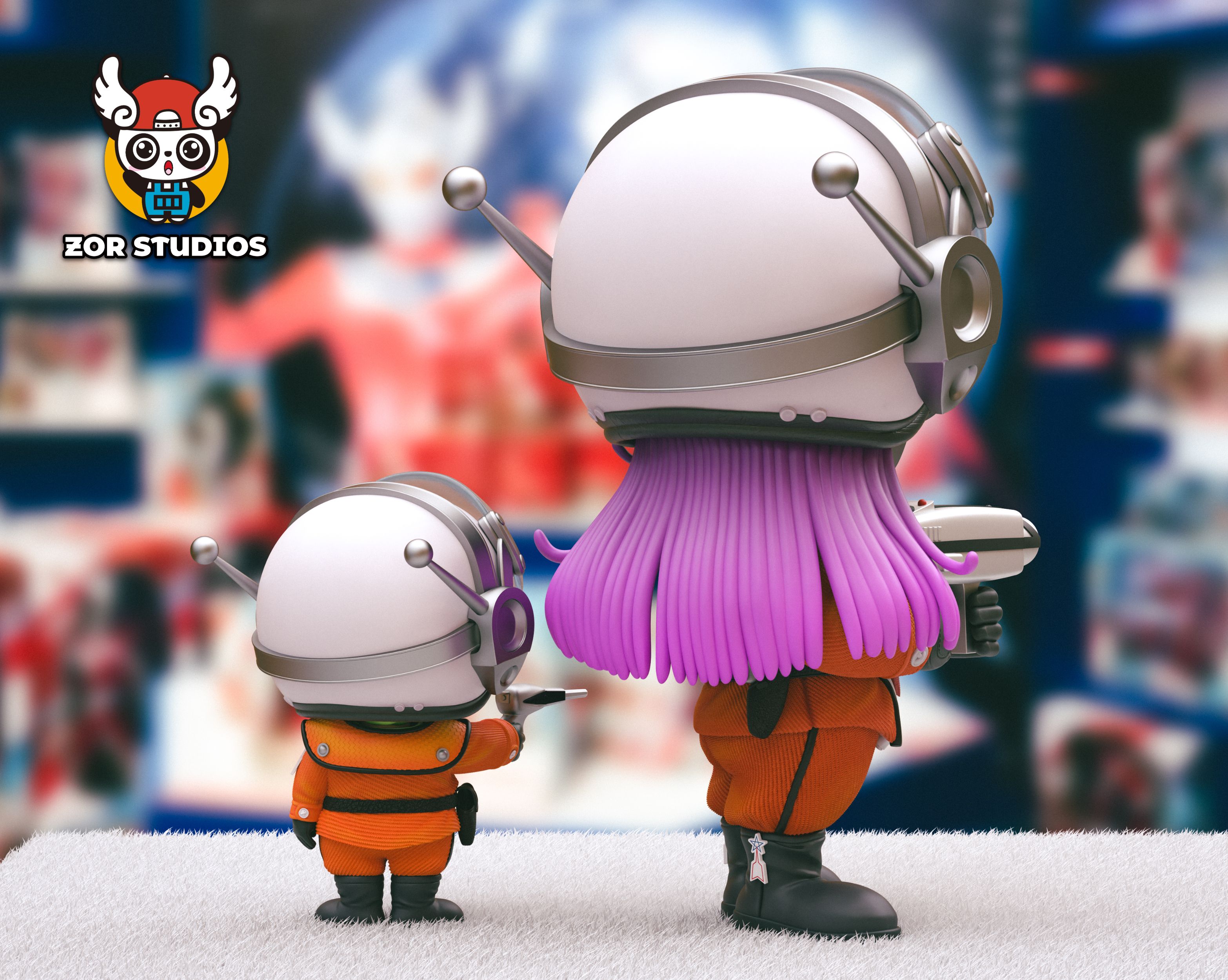 Pre-order ZOR Special Search Team Arare Little Gaga GK Limited Edition Statue Model