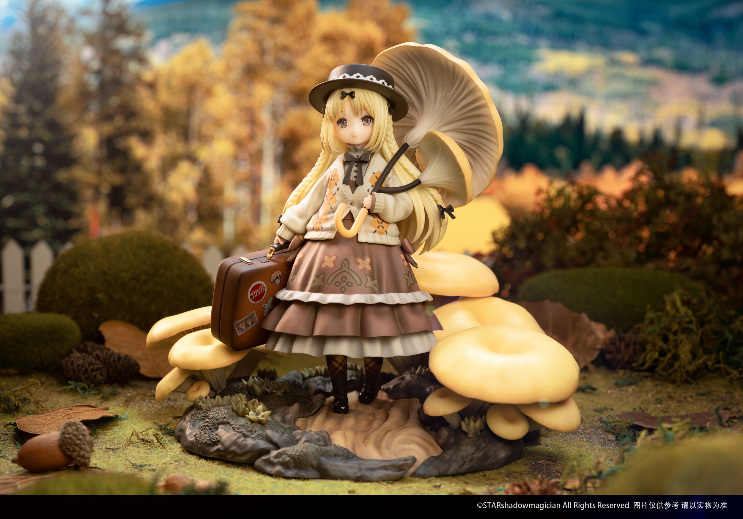 Pre-order Reverse Mushroom Girl Series · No.3 Golden Top Side Ear, Official Limited Edition Figure Statue Model-Statue Master