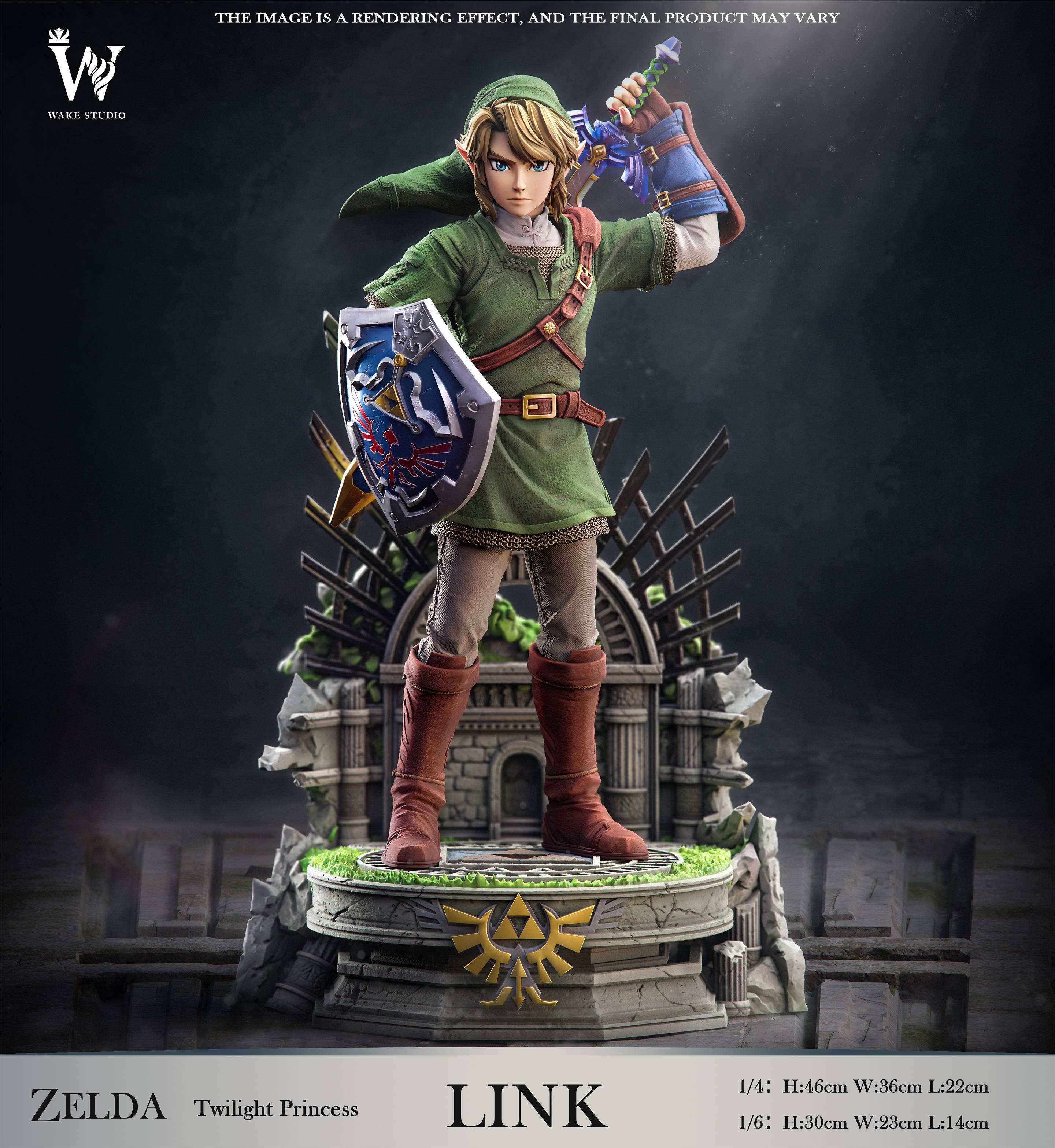 Pre-order Wake Zelda Twilight Link GK Limited Edition Handmade Statue Model
