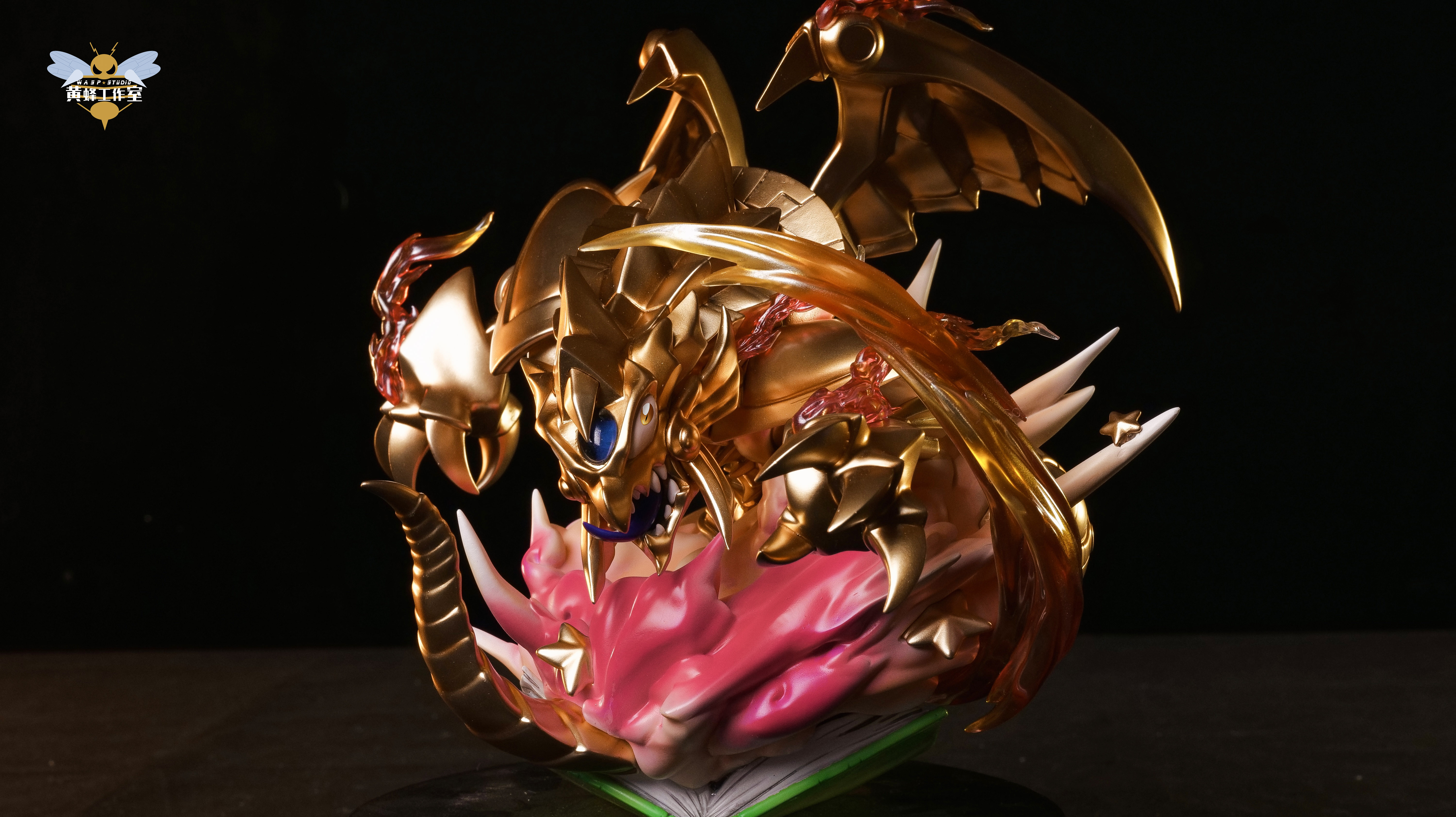 WASP Studio - Yu-Gi-Oh Egyptian God Slifer the Sky Dragon & The Winged Dragon of Ra & Obelisk the Tormentor Statue(GK)