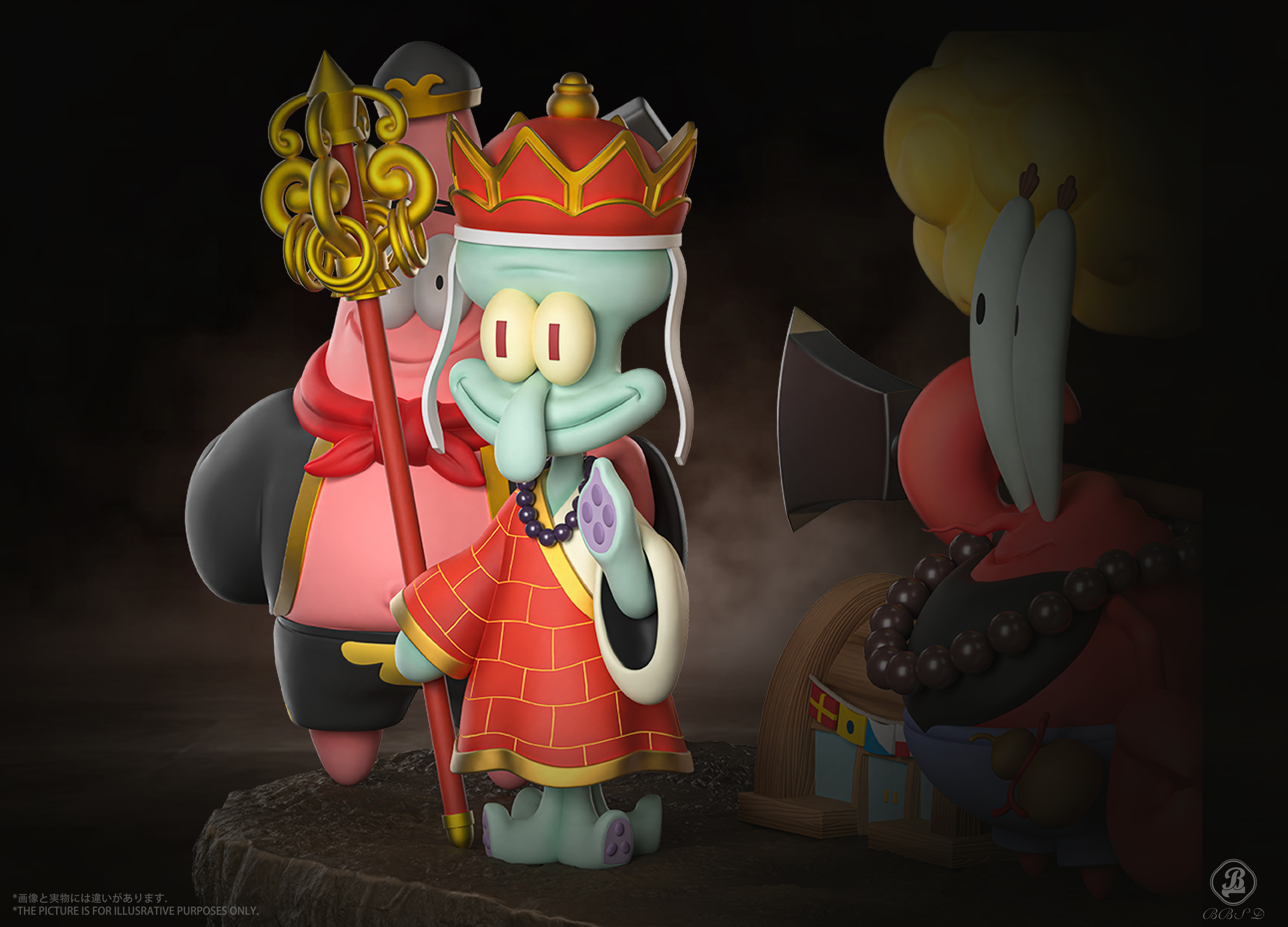 BBSD Studio - SpongeBob SquarePants SpongeBob COS Journey to the West Statue(GK)
