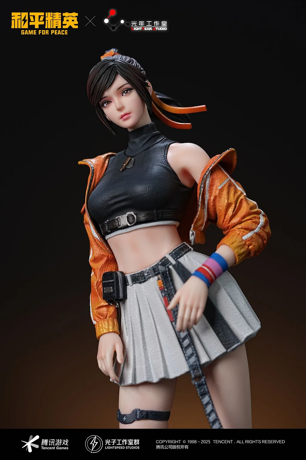 Light Year Studio & Game for Peace - star team Jili & Special Force Helmets Man Licensed Statue