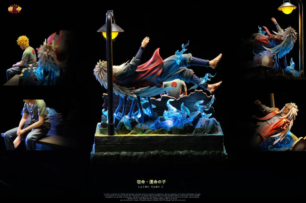 KAGEMUSHUA Studio - Uzumaki Naruto X Jiraiya Naruto Statue 