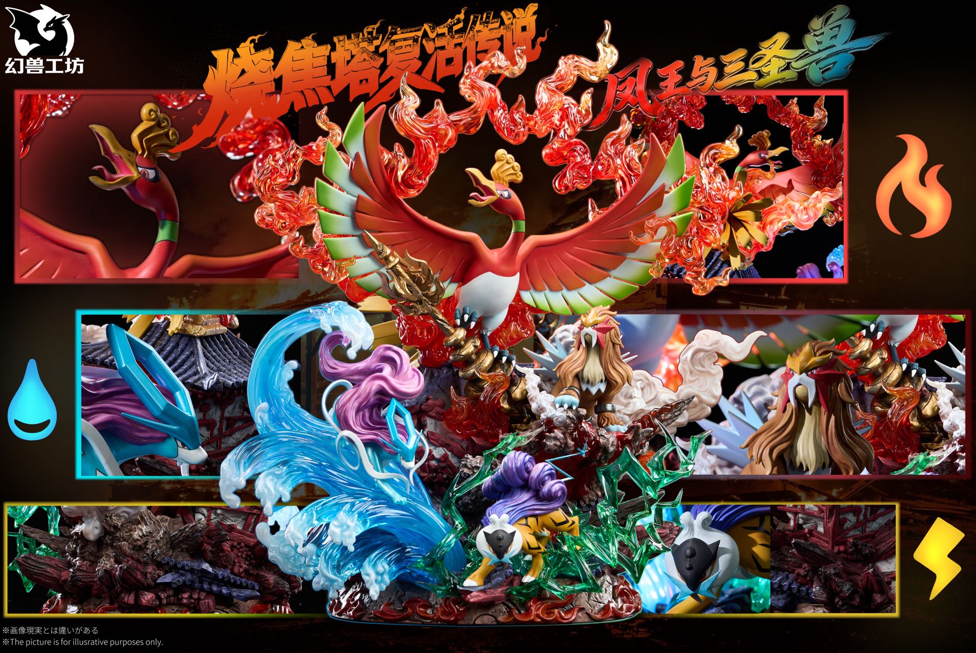 Phantom Beast Studio - Ho-Oh  Legendary Beasts Pokémon