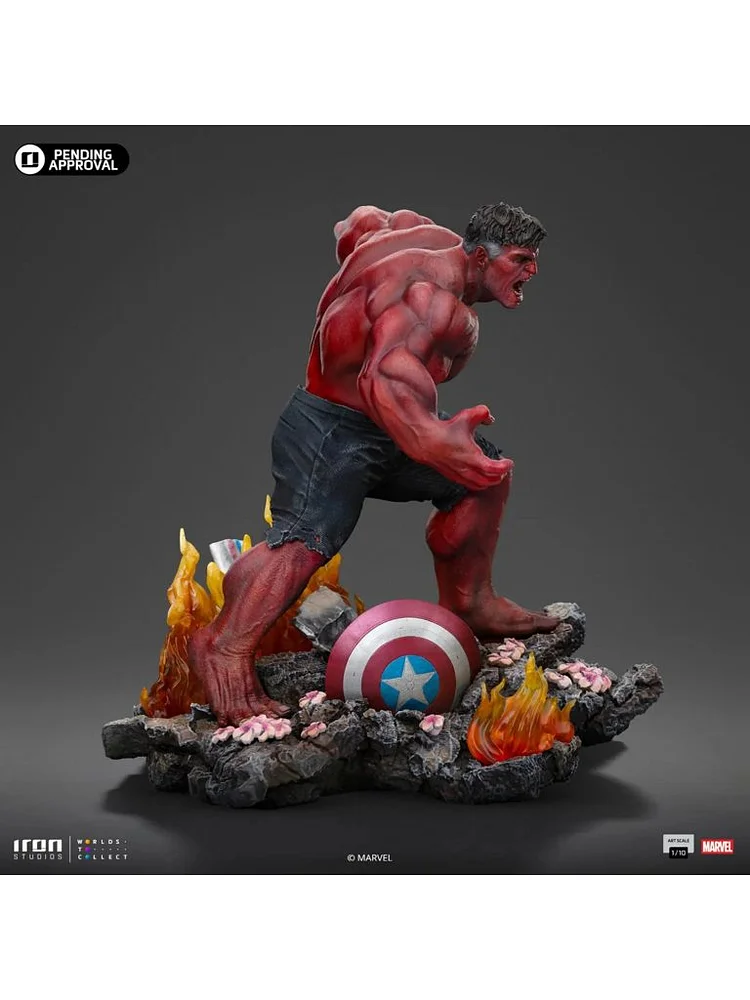 Iron Studio - Marvel Brave New World Art Scale 1/10 Statue Red Hulk (Licensed) Statue(GK)
