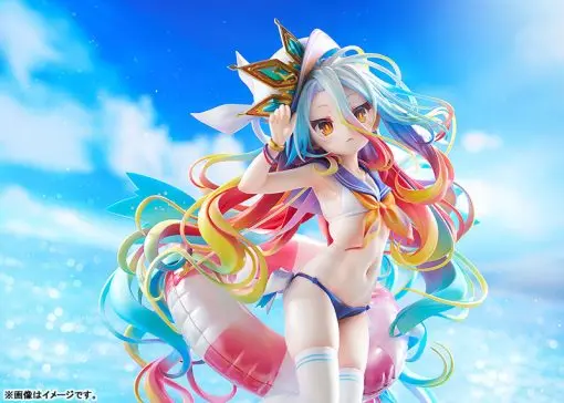 GSC - No Game No Life Shiro: Sailor-Style Swimsuit Ver. 1/7 Complete Figure License Statue 