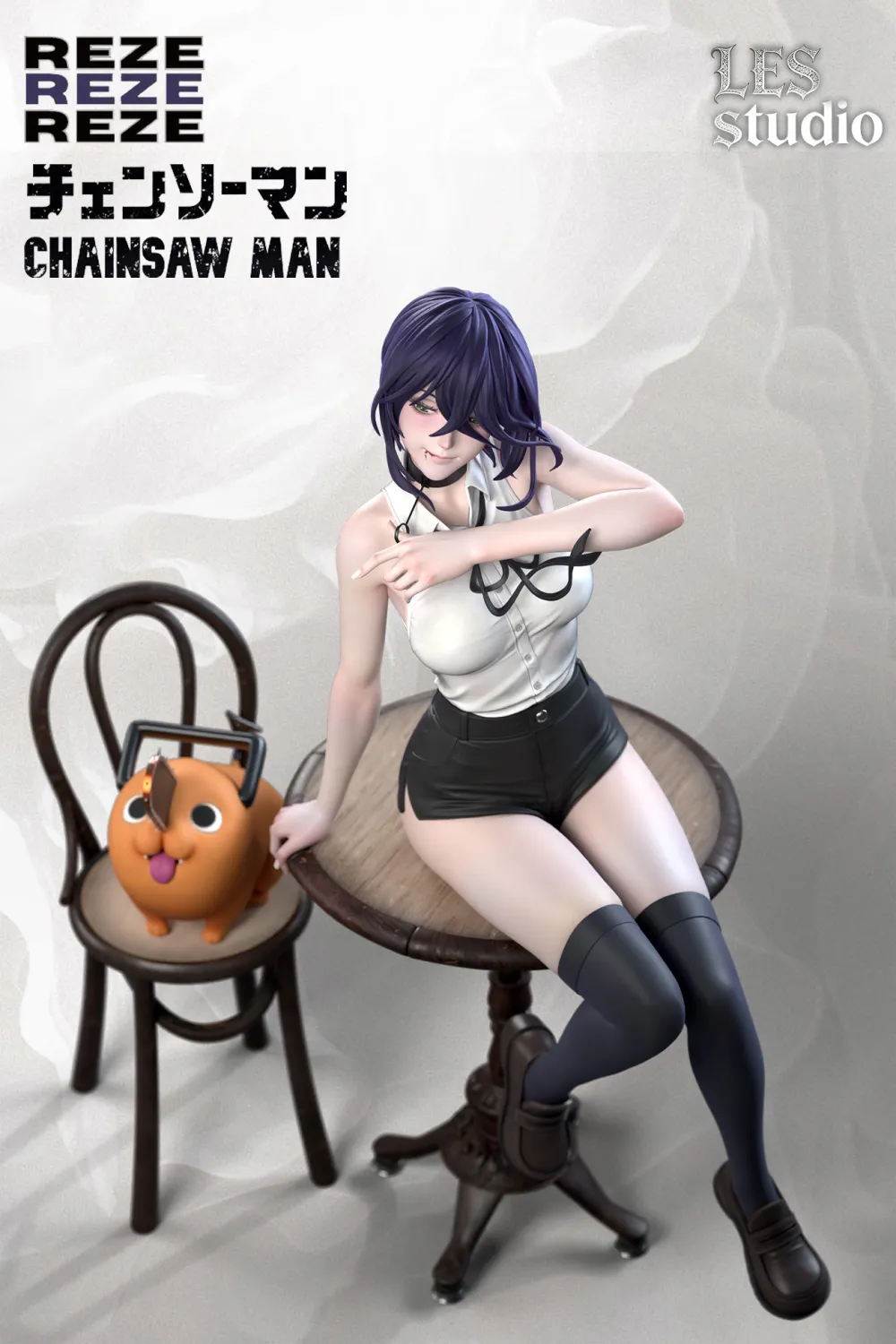 LES Studio - Artist Series Reze Chainsaw Man Statue 