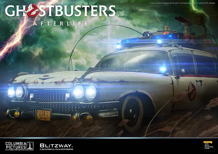 Blitzway- Ghostbusters – ECTO-1 -BW-UMS 11901-Accessories Statue 