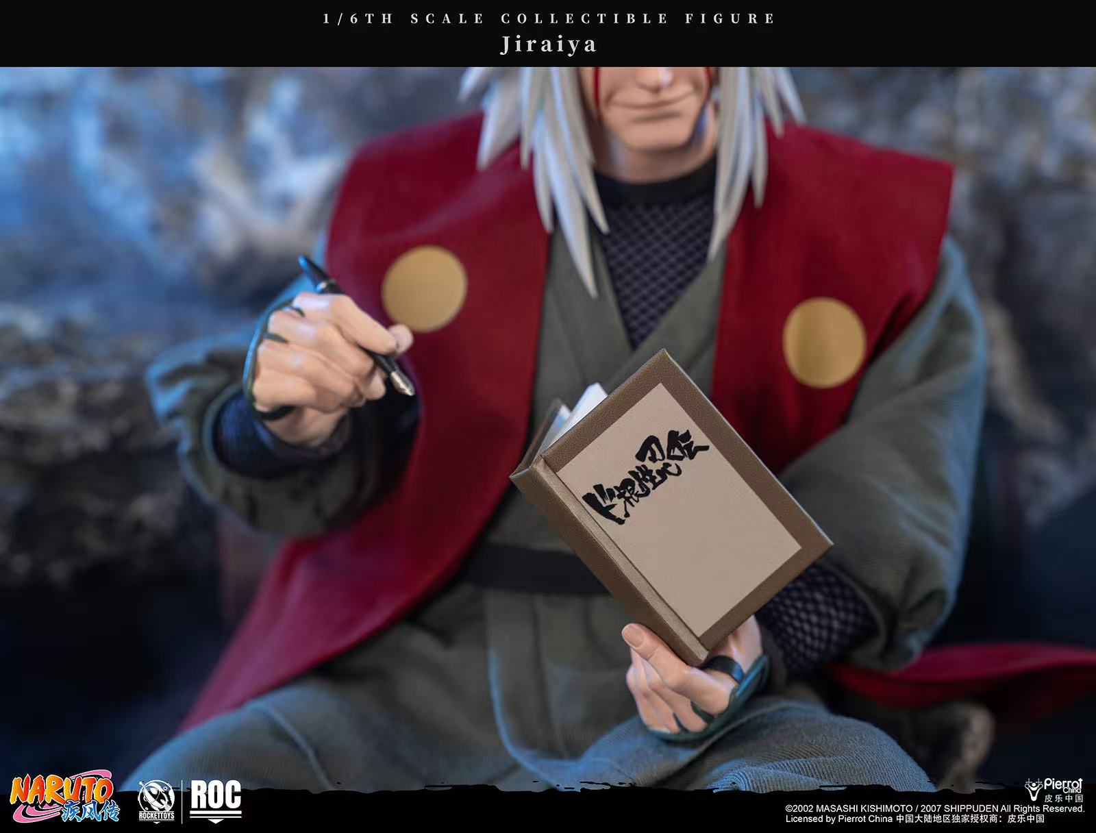 ROCKETTOYS Studio Naruto Shippuden Jiraiya 1/6 Scale Action Figure ROC-019 No. ROC-020 (Licensed)