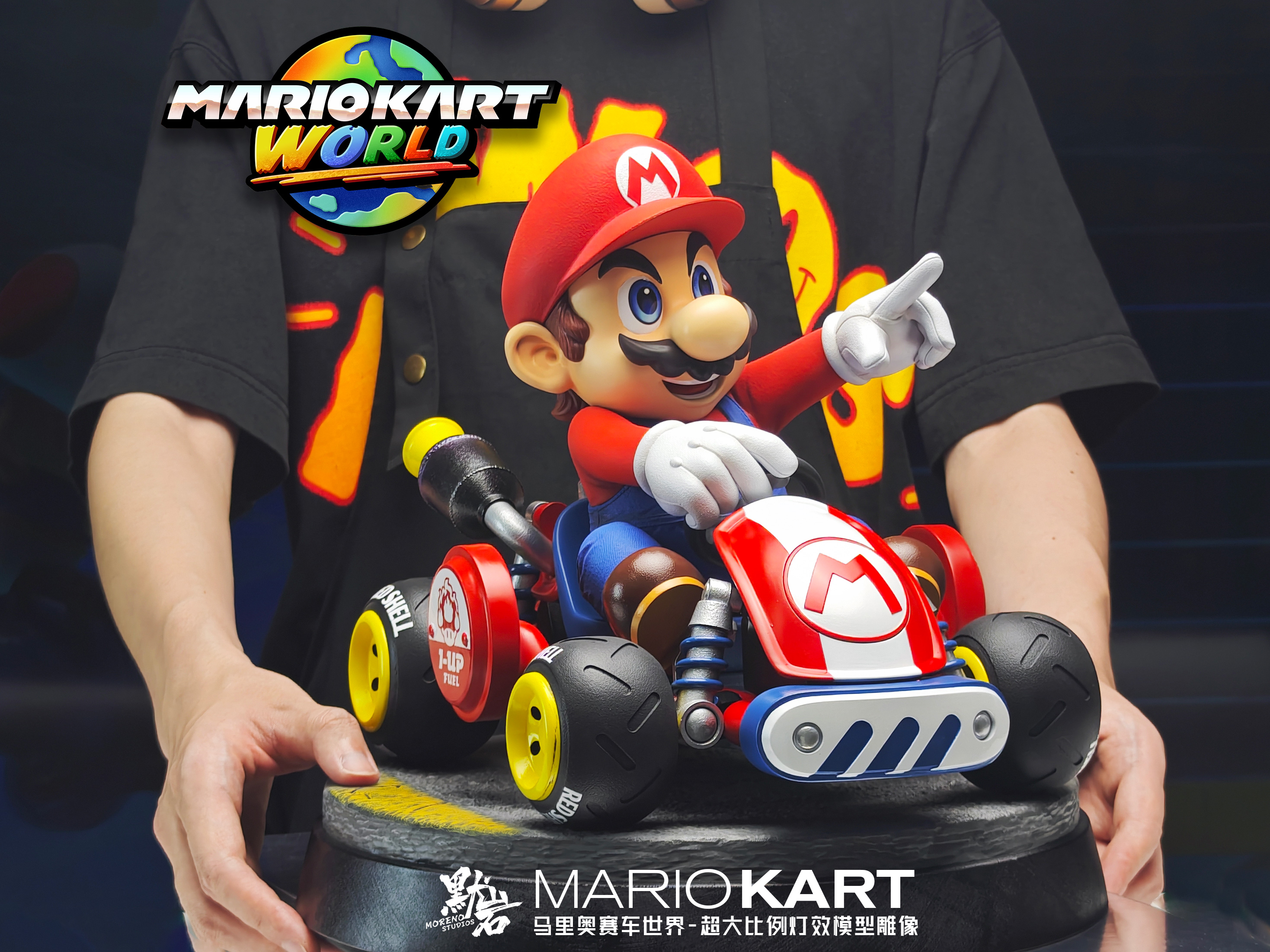 Moreno Studio - Mariokart World with LED  Statue(GK)