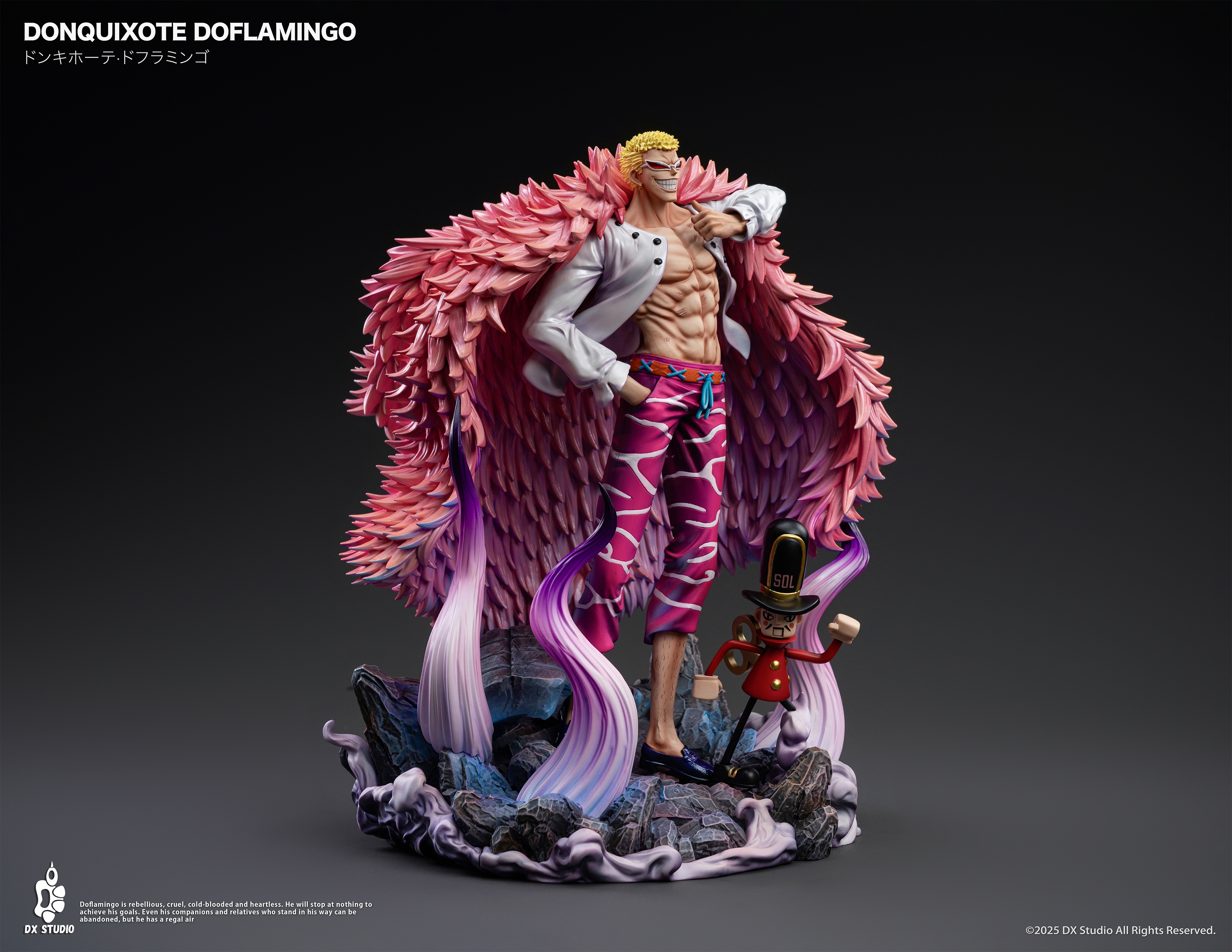 DX Studio - One Piece Donquixote Doflamingo Statue(GK)