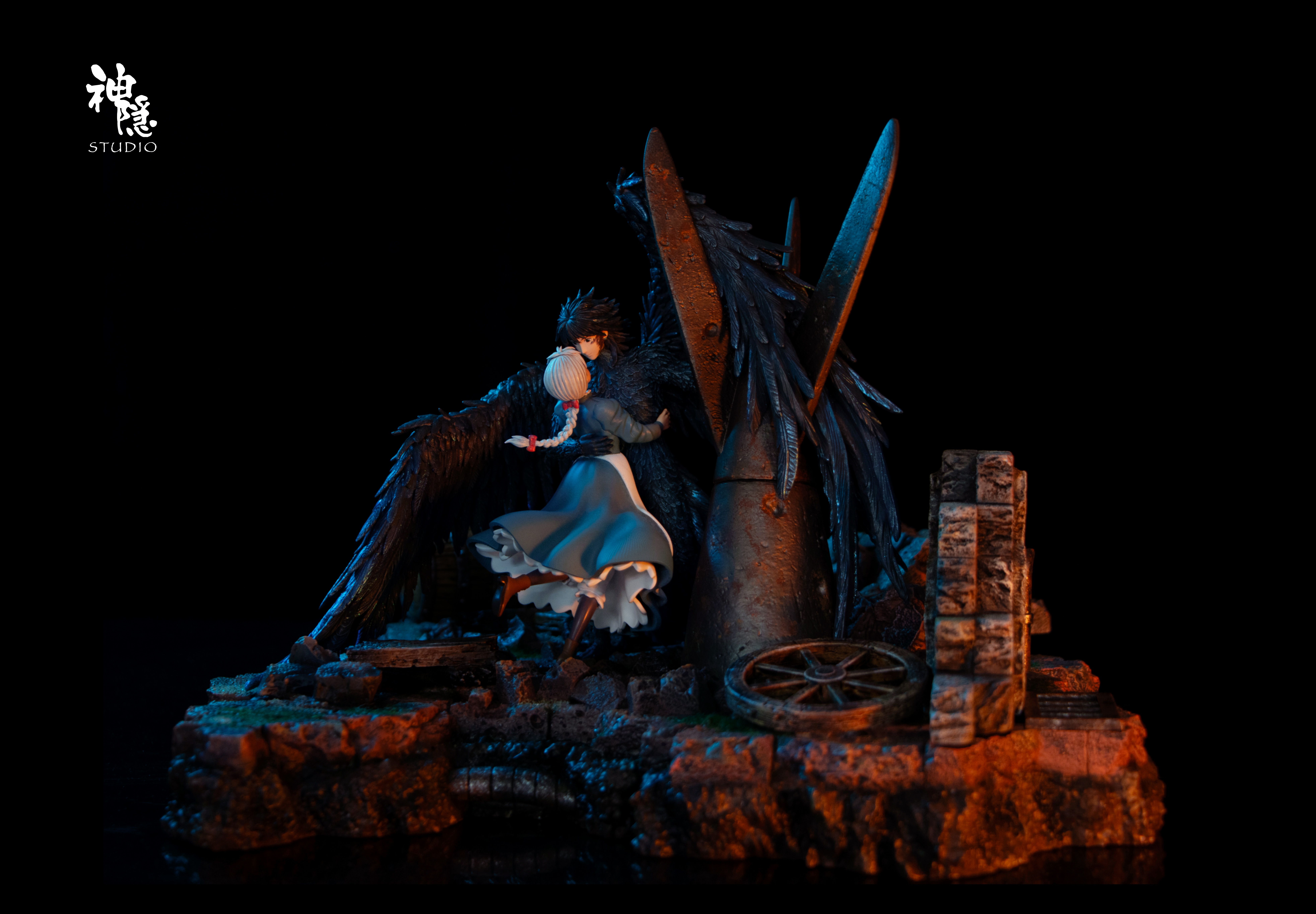 ShenYin Studio - Howl & Sophie‘s embrace with LED Statue(GK)