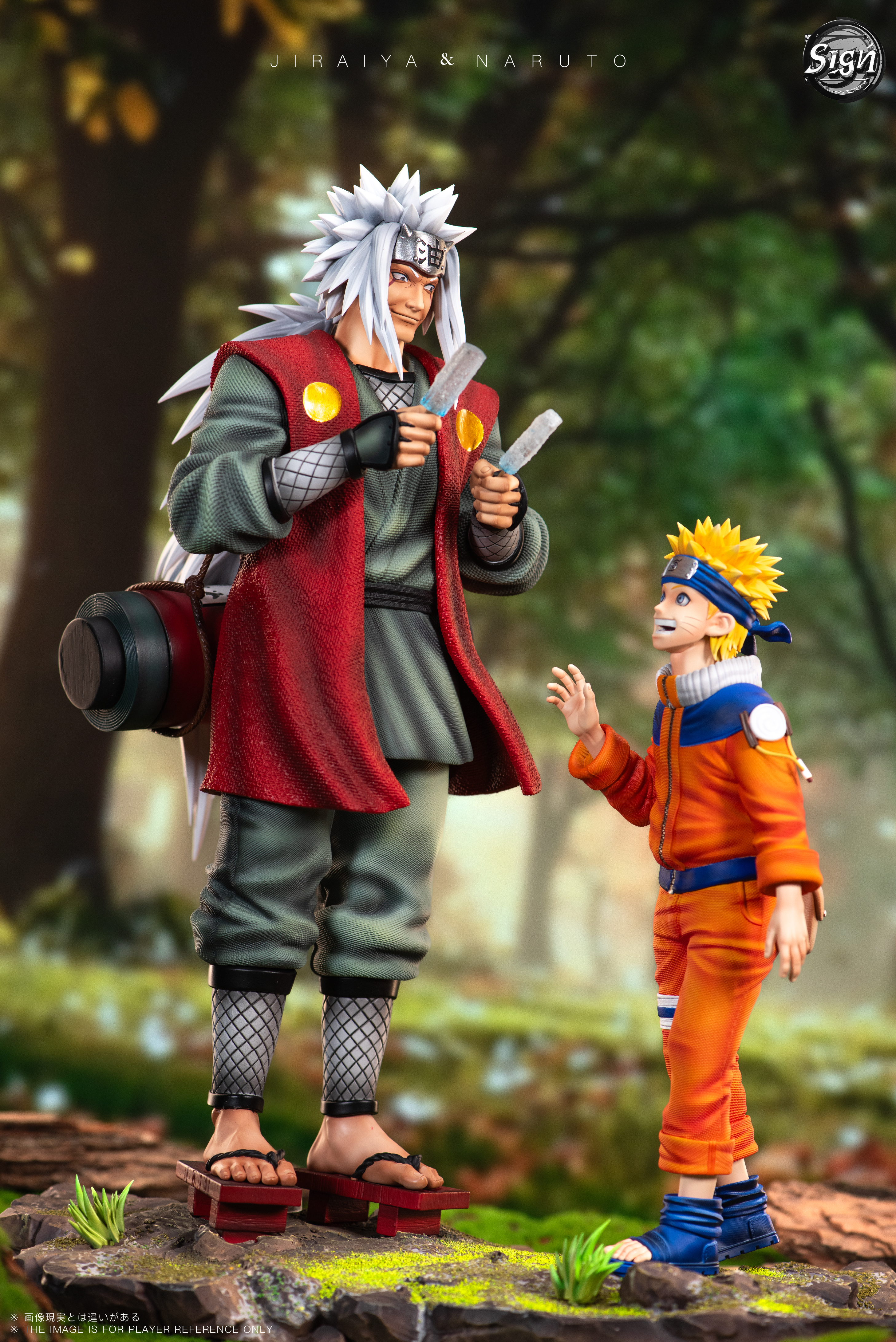 Sign Studio - Naruto Uzumaki Naruto & Jiraiya 1/6 Statue(GK)