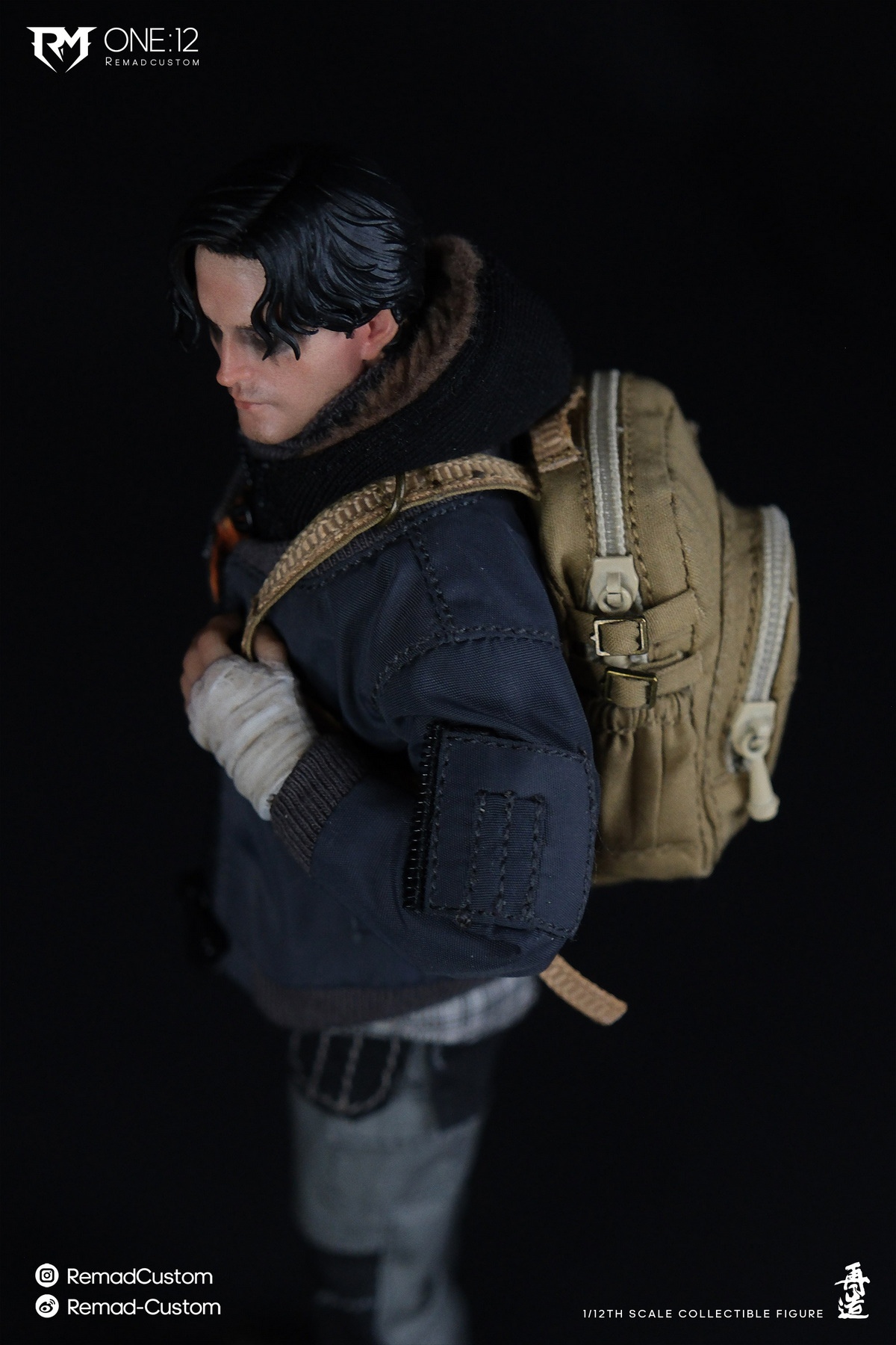 Remad Custom Studio - DC Comics Batman 1/12 Motorcycle Wanderer 6 inch Cloth Outfit Articulated Figure RM-013