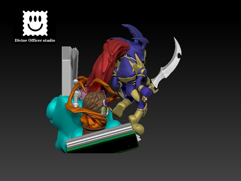 Divine Officer Studio - Yu-Gi-Oh Cartoon Black Luster Soldier Statue(GK)