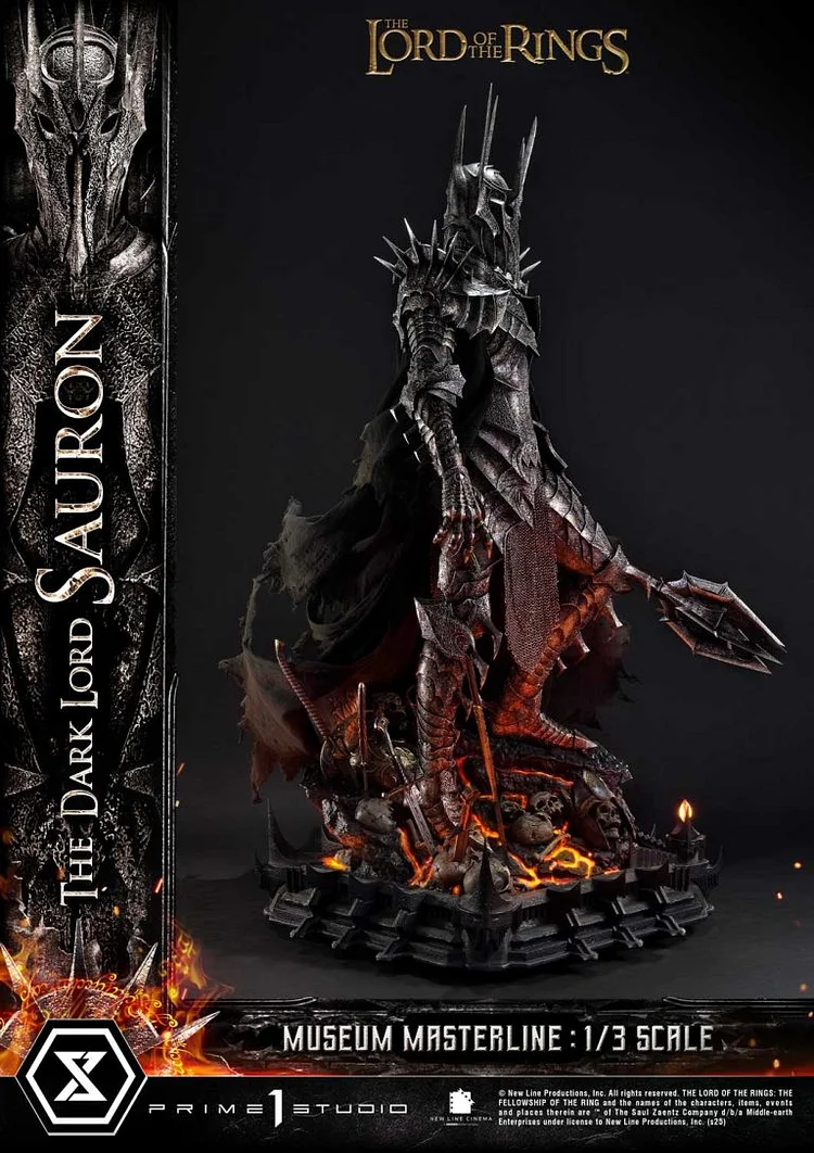 Prime 1 Studio - Museum Masterline The Lord of the Rings (Film) The Dark Lord Sauron MMLOTR-01 MMLOTR-01S (Licensed) Action Figure-Statue Master