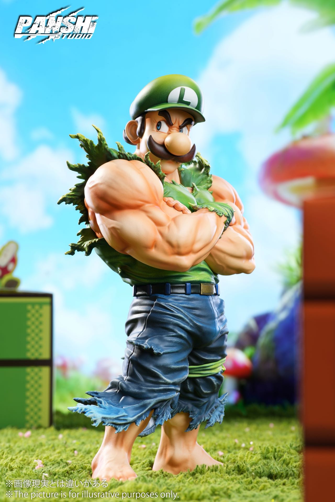PANSHI Studio - Super Mario Bro. - Muscle Mario and Luigi Statue(GK)
